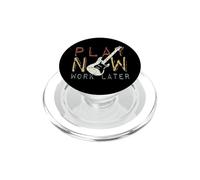 Play Now Work Later Pratique Musicale la Guitare électrique PopSockets PopGrip pour MagSafe
