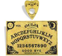 Play-Ouija Planche En Bois Spirit Board Classique Sa Goutte Parler Instructions Détaillées Communication Soleil Lune Etoiles Fête D'anniversaire Jeu Decor (Soleil Lune)