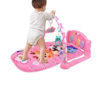 Play Piano Gym - Tapis D'activité Musicale Lumineux Réglable, Système De Jouets Sensoriels Avec Touches De Réponse Sonore Et Fonction De Stimulation Visuelle | Apprentissage Engageant Pour Chambre À C