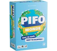 PLAY-Pifo Monde¿Jeu De Bluff Autour Des Pays Du Monde¿Comparez 152 Pays À Travers 6 Catégories¿Sois Tu Sais¿Sois Tu Bluffes-En Famille Ou Entre Amis De 2 À 12 Joueurs-A Partir De 10 Ans