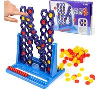 Play-Puissance 4 Enfant Jeux De Voyage Et De Poche, Jeu De Stratégie De Bataille Pour 2 Joueurs, Jeu De Voyage Plateau De Strategie Pour Enfant, Jeux De Plateau Enfants 6 Ans Et Plus