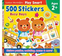 Play Smart 500 Stickers Busy Days: A Back to School Book for Kids