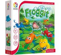 Play-Smart Games-Froggit, Multi-Level Family Board Game, 2-6 Players, 6+ Years