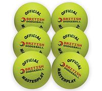 Play-Sport MasterPlay Lot de 6 balles de dodgeball en mousse de 15 cm