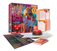 Play That Song! Jeu musical - 500 cartes à jouer, 3000 questions - Jeu de quiz musical avec application, code QR et buzzer - Jeux de fête Hitstar joyeux pour adultes, adolescents, familles et