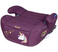 Play, Three Fix I Size rehausseur enfant de 6-12 ans ou 125-150cm avec et sans isofix, Extra confortable, Unicorn