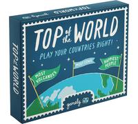 PLAY-Top Of The World : Le Jeu De Poche Globe-Trotter Des 10 Meilleurs Voyageurs. Parcourez Le Monde Dans Ce Jeu De Connaissance, De Stratégie Et De Devinettes Astucieuses.