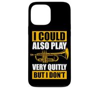 Play Very quitly Trompette Joueur de Trompette Coque pour iPhone 13 Pro Max