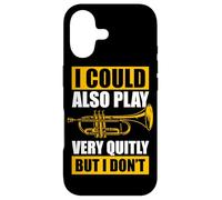 Play Very quitly Trompette Joueur de Trompette Coque pour iPhone 17