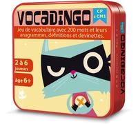 Play-Vocadingo Cp/Cm1-Jeu Éducatif Dès 6 Ans-Jeu De Vocabulaire Avec 200 Mots-Anagrammes Définitions Et Devinette-Apprentissage Du Français-2 À 6 Joueurs-15 Min-Version Française
