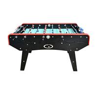 Babyfoot DELUXE type Bistrot - 151 x 77 x 91 cm - Table de Baby-foot avec barres téléscopiques, Couleur Bois Noir et Balles Lièges