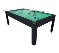 Play4Fun Billard Américain Harmony 6Ft – 206,5×116,5×80 cm – Ebène, tapis vert, accessoires