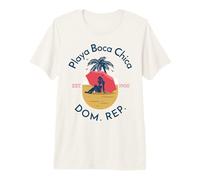 Playa Boca Chica République Dominicaine T-Shirt Haut de Gamme