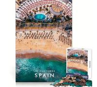 Playa De Los Cristianos Puzzles 1000 Pièces pour Adultes Exercice Mental Évasion Pleine Conscience Snug Lock Surprise de Noël (50x75cm)