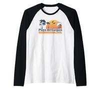 Playa Del Carmen Beach Mexico Vacation Tropical Summer Manche Raglan