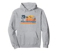 Playa Del Carmen Beach Mexico Vacation Tropical Summer Sweat à Capuche