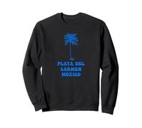 Playa Del Carmen Mexique Motif Palmier Sweatshirt