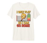 Playa So I Can Go Home Pickleball Paddle T-Shirt Haut de Gamme