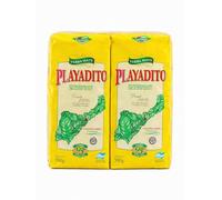 Playadito Yerba Maté avec Tiges 500 gr - Pack 2