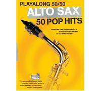 Playalong 50/50 - Alto Sax - 50 Hits Pop - Couleur Noir - Public Adulte