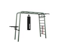 PlayBase Medium Green + Sports Set, sac de boxe, barre dips & barre traction