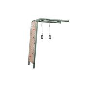 PlayBase Wall Green + Peak Set, anneaux & mur d’escalade