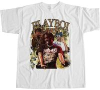 Playboi Carti T Shirt Luv XO Life Tee Hip Hop Rap White M