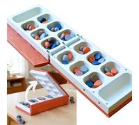 Playbook'd Chess - Jeu de société Mancala, échiquier magnétique Pliable avec Rangement, bibliothèque décorative, Jeu de stratégie, Ensemble de Voyage et Jeux éducatifs pour la Famille (1set)