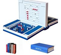 Playbook'd Hangman Game, Jeu d'échecs magnétique imprimé en 3D, Jeux de société Portables, échecs/Quatre en rangée/Bataille Maritime/pendu/Backgammon/mancala, Conception de Livres pour ADU Sea Battle