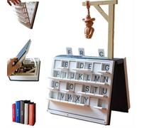 Playbook'd Hangman Game, Jeu d'échecs magnétique imprimé en 3D, Jeux de société Portables, échecs/Quatre en rangée/Bataille Maritime/pendu/Backgammon/mancala, Conception de Livres pour a Hangman Game
