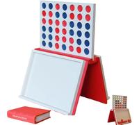 Playbook'd - Quatre dans Une rangée, Jeu de stratégie 4 dans Une rangée, Jeux de société familiaux de Stockage intégré à Fermeture magnétique, pour Cadeau de décoration de Bureau à Domicile