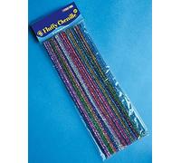 Playbox PBX2470003 2470003 Chenille, Lot de 50 pièces, Couleur-Paillettes, Longueur 30 cm, diamètre 0,7 cm