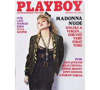 PLAYBOY ENTERTAINMENT FOR MEN SEPTERMBER 1985 MADONNA NUDE PLUS; DAN JENKINS, B
