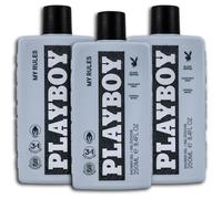 Playboy My Rules Lot de 3 gels douche 3 en 1 250 ml