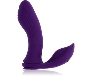 Playboy Toys Evolved Mix & Match Violet vibromasseur avec stimulateur de clitoris 12.7 cm
