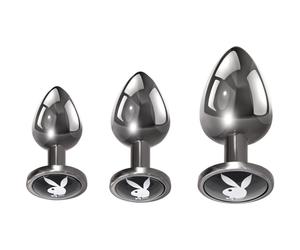 Playboy Toys Pleasure 3 Ways lot de plugs anaux 3 pcs