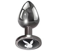 Playboy Tux - plug anal - petit - argenté