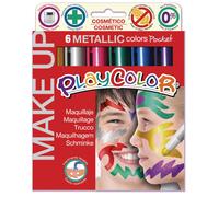 Playcolor Boite 6 Sticks Maquillage Pock Metallic Incolore