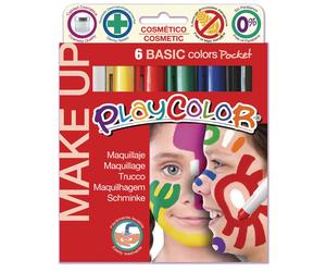 Playcolor Boite 6 Sticks Maquillage Pocket Basic