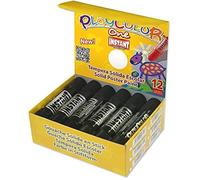 PlayColor Peinture Basic One 10 g - Stick (Lot de 12 - Noir)