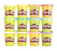 Play-Doh Lot de 12 pots de pâte à modeler aux couleurs printemps