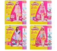 Play-doh Barbie Doll Designer 4 Models Random Shipping Assorted Rose Enfants