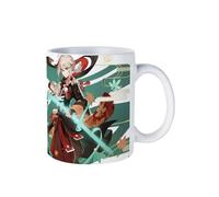 PLAYDOM Genshin Impact Zhong Li QiQi Furina de Fontaine Hu Tao Tighnari XianYun Chiori Eula Navia Kaedehara Kazuha Coffee Mugs,Tea Mug - Ceramic Coffee Mugs for Women and Men (Kaedehara Kazuha)