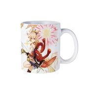 PLAYDOM Genshin Impact Zhong Li QiQi Furina de Fontaine Hu Tao Tighnari XianYun Chiori Eula Navia Kaedehara Kazuha Coffee Mugs,Tea Mug - Ceramic Coffee Mugs for Women and Men (Yoimiya)