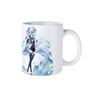 PLAYDOM Genshin Impact Zhong Li QiQi Furina de Fontaine Hu Tao Tighnari XianYun Chiori Eula Navia Kaedehara Kazuha Coffee Mugs,Tea Mug - Ceramic Coffee Mugs for Women and Men (Eula)
