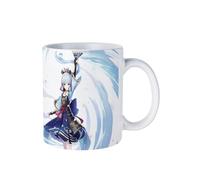 PLAYDOM Genshin Impact Zhong Li QiQi Furina de Fontaine Hu Tao Tighnari XianYun Chiori Eula Navia Kaedehara Kazuha Coffee Mugs,Tea Mug - Ceramic Coffee Mugs for Women and Men (Kamisato Ayaka)