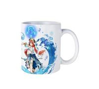 PLAYDOM Genshin Impact Zhong Li QiQi Furina de Fontaine Hu Tao Tighnari XianYun Chiori Eula Navia Kaedehara Kazuha Coffee Mugs,Tea Mug - Ceramic Coffee Mugs for Women and Men (Nilou)
