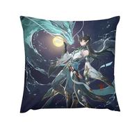 PLAYDOM Honkai:Star Rail Kafka JingYuan DanHeng March 7th Himeko Bronya Rand,18 * 18 inch- Accueil Canapé - lit Coussin Décoration (Imbibitor Lunae)
