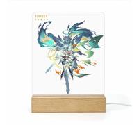PLAYDOM Honkai:Star Rail Silver Wolf Raiden Firefly Dan Heng Himeko Imbibitor Lunae Animation 3D Nightlight Maison Salle Décoration Table LED Acrylique Nightlight (Firefly)