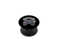 Player One Retro Gaming Icône Pixel Heart PopSockets PopGrip Adhésif